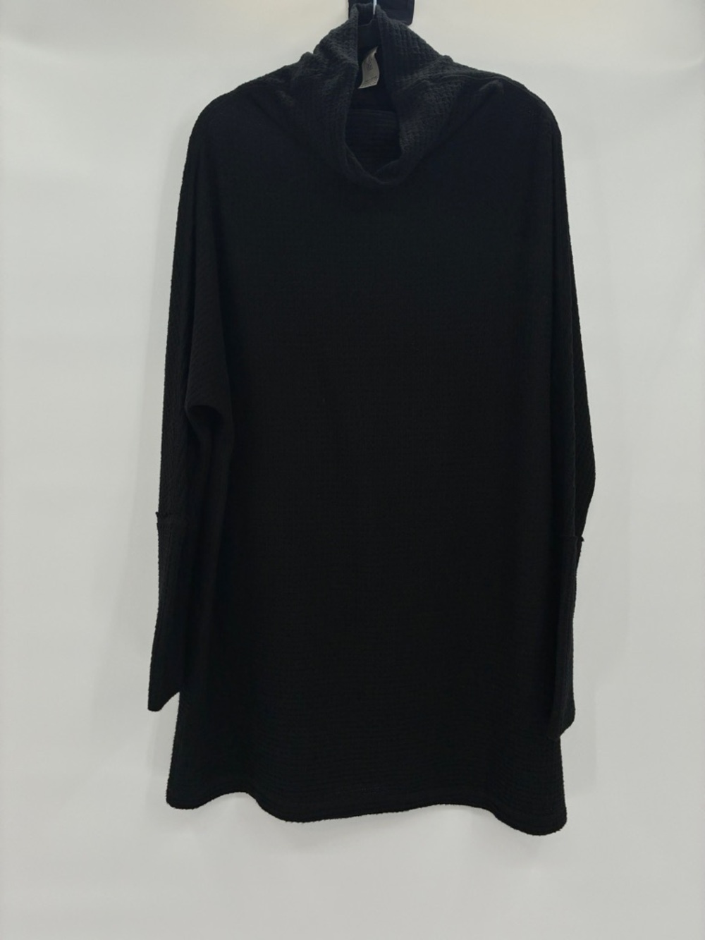We The Free Oversized Cowl Neck Long Sleeve Waffle Knit Tunic Top Dress Large